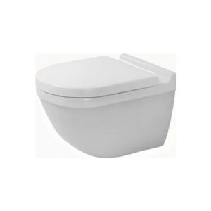 DURAVIT Starck 3 vægtoilet rimless - skjult montering, uden skyllerand, WonderGliss