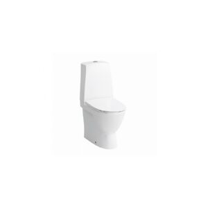 Laufen PRO N skruemonteret toilet Back To Wall med P-lås - Laufen Clean Coat glasur samt åben skyllekant/Rimless