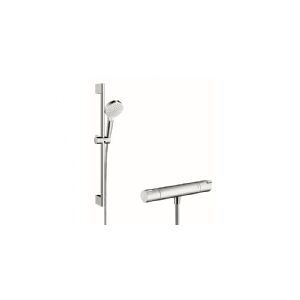 HANSGrohe Ecostat 1001 CL brusetermostat (13213000) med Crometta Vario brusersæt 65 cm (26532400)