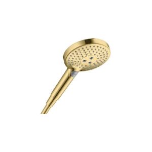 HANSGROHE HG RD Select S 120 håndbruser - 3jet, poleret guld-optik