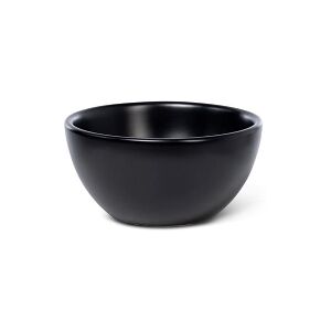 BLUE LABEL Keramisk bowl håndvask uden hanehul og overløb - 22x22x11 cm - mat sort