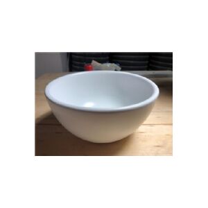 BLUE LABEL Keramisk bowl håndvask uden hanehul og overløb - 22x22x11 cm