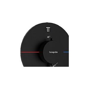 HANSGROHE HG ShowerSelect Comfort S - termostat t indbygn.m afspær t 2 udtag Mat sort