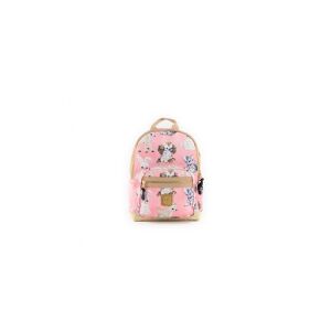 Pick & Pack Cute Animals Backpack (22 x 31 x 11 cm) - Coral