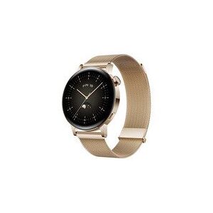 Huawei   Watch GT 3 (42mm) - Smartwatch med rem - håndledsstørrelse: 120-190 mm - Gold