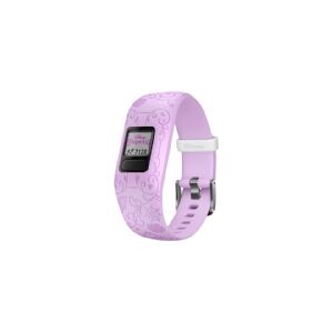 Garmin vívofit jr 2 - Disney Princess - aktivitetssporer med bånd - silikone - lilla - håndledsstørrelse: 130-175 mm - Bluetooth - 24.1 g