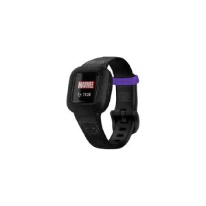 Garmin vivofit jr. 3 - Marvel Black Panther - aktivitetssporer med bånd - silikone - sort - håndledsstørrelse: 130-175 mm - Bluetooth - 25 g