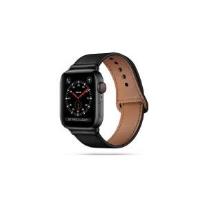 Tech-Protect TECH-PROTECT LEATHERFIT APPLE WATCH 1/2/3/4/5/6 (42/44MM) BLACK