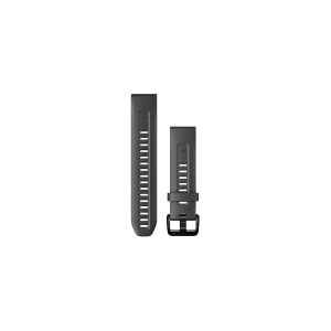 Garmin QuickFit 20, Band, SmartWatch, Grafit, Garmin, D2 Delta S, Descent Mk2S, fenix 5S, fenix 5S Plus, fenix 6S, fenix 6S Pro and Sapphire, fenix..., Silikone