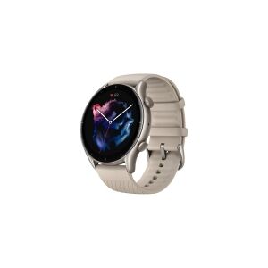 Huami Amazfit GTR 3 - Smart ur med rem - silikone - månelysgrå - håndledsstørrelse: 155-218 mm - display 1.39 - Bluetooth - 32 g