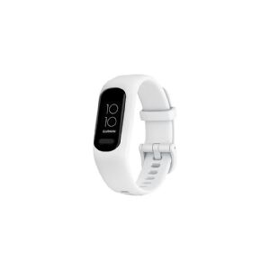 Garmin vívosmart 5 - Aktivitetssporer med bånd - silikone - hvid - båndstørrelse: S/M - monokrom - Bluetooth, ANT+ - 24.5 g