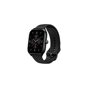 Huami Amazfit GTS 4 - Aluminiumslegering - smart ur med rem - fluoroelastomer - uendelig sort - håndledsstørrelse: 140-200 mm - display 1.75 - Wi-Fi, Bluetooth - 27 g