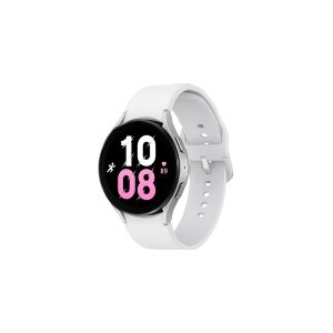 Samsung®   Galaxy Watch5 - 44 mm - sølv - smart ur med sportsbånd - display 1.4 - 16 GB - NFC, Wi-Fi, Bluetooth - 33.5 g