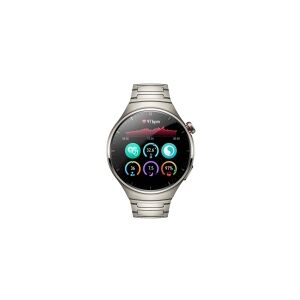 Huawei Watch 4 Pro - Ja smart ur med rem - håndledsstørrelse: 140-210 mm - display 1.5 - 32 GB - LTE, NFC, Bluetooth - 4G - 65 g - titan