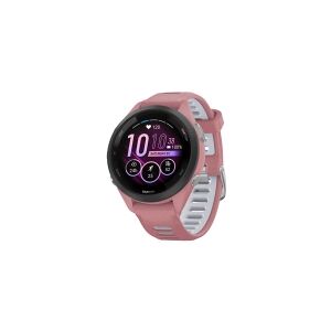 Garmin Forerunner 265S - 42 mm - light pink - smart ur med bånd - silikone - light pink/powder gray - håndledsstørrelse: 115-178 mm - display 1.1 - 8 GB - Bluetooth, Wi-Fi, ANT+ - 39 g