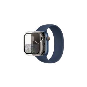 PanzerGlass - Skærmbeskytter for smart watch - fuld krop - glas - rammefarve sort - for Apple Watch (45 mm)
