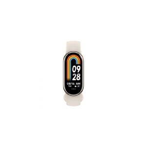 Xiaomi Smart Band 8 - Champagne-guld - aktivitetssporer med bånd - TPU - hvid - håndledsstørrelse: 135-210 mm - display 1.62 - Bluetooth - 27 g