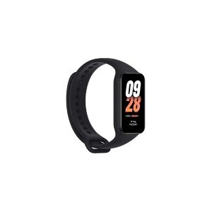 Xiaomi Smart Band 8 Active - Aktivitetssporer med bånd - TPU - sort - håndledsstørrelse: 135-215 mm - display 1.47 - Bluetooth - 14.9 g