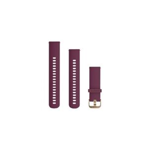 Garmin Acc, vivomove HR bands, Merlot-Gold, two sizes included