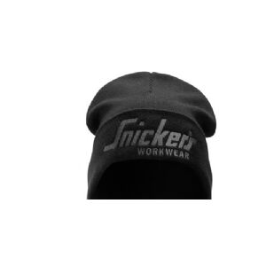 HULTAFORS Snickers hue/beanie One Size - Sort/koksgrå, dobbelt lag strikstof, 100% akryl