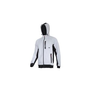 LAHTIPRO Lahti Pro zip-up hoodie gray-black, XL (L4012604)