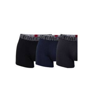 Usorteret ProActive tights str. XL - By JBS, sort, navy & grå, bambus, 3-pak