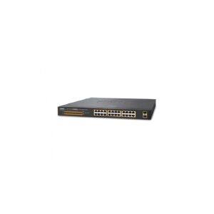 Planet Technology PLANET GSW-2620HP, Ikke administreret, 10G Ethernet (100/1000/10000), Strøm over Ethernet (PoE), 1U