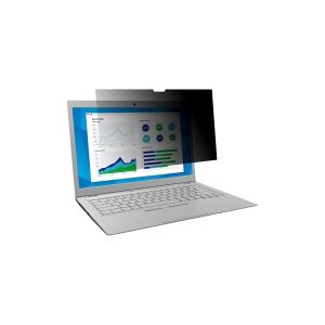 3M databeskyttelsesfilter til 13,3 widescreen laptop - Notebook privacy-filter - 13,3 bred - sort