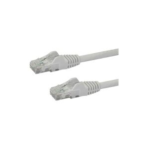 StarTech.com 10m CAT6 Ethernet Cable, 10 Gigabit Snagless RJ45 650MHz 100W PoE Patch Cord, CAT 6 10GbE UTP Network Cable w/Strain Relief, White, Fluke Tested/Wiring is UL Certified/TIA - Category 6 - 24AWG (N6PATC10MWH) - Patchkabel - RJ-45 (han) til RJ-4