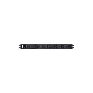 ATEN Technology ATEN Basic PDU PE0118SG - Strømfordelingsenhed (rackversion) - AC 100-240 V - 2400 VA - input: IEC 60320 C14 - output-stikforbindelser: 18 (18 x IEC 60320 C13) - 1U - 3.05 m ledning