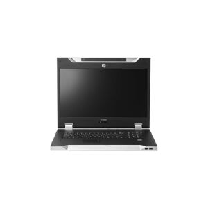 HPE LCD8500 - KVM-konsol - USB - 18.51 - rackversion - 1600 x 1200 @ 60 Hz - 187 cd/m² - 700:1 - 16 ms - sølv - 1U - for ProLiant DL20 Gen9, DL360p Gen8, DL380 Gen9, DL580 Gen9, MicroServer Gen8, ML110 Gen9