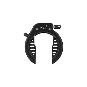 AXA Ren2 Ring lock Black, AXA Ren is a standard frame lock with an extra wide opening to create more space for tire and mudgu, Ø61 mm,