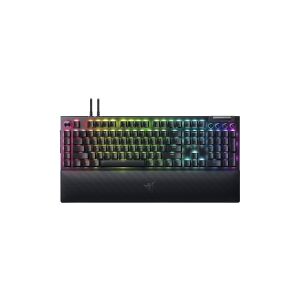 Razer BlackWidow V4 Pro - Tastatur - backlit - USB - QWERTY - USA - tastkontakt: Razer Green