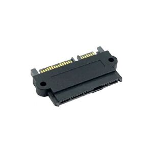 CoreParts - ATA/SAS-adapter - 29 pin intern SAS (SFF-8482) (hun) til SATA kombi (han) - sort