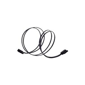 Silverstone Technology SilverStone CP11 - SATA-kabel - Serial ATA 150/300/600 - SATA (hun) til SATA (hun) - 50 cm - 90° stikforbindelse - sort