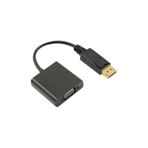 MicroConnect - DisplayPort kabel - DisplayPort (han) til HD-15 (VGA) (hun) - 15 cm