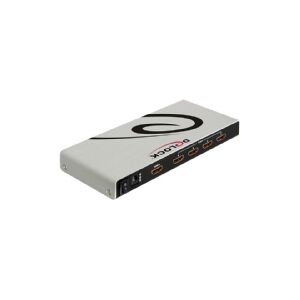 Delock HDMI Splitter - Video-/audiosplitter - 4 x HDMI - desktop