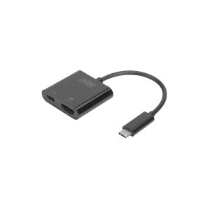 DIGITUS - Ekstern videoadapter - USB-C 3.1 - HDMI - sort