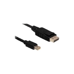 Delock - DisplayPort kabel - DisplayPort (han) til Mini DisplayPort (han) - 5 m - sort