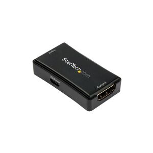 StarTech.com 45ft / 14m HDMI Signal Booster - 4K 60Hz - USB Powered - HDMI Inline Repeater & Amplifier - 7.1 Audio Support (HDBOOST4K2) - Video/audio ekspander - HDMI - op til 14 m
