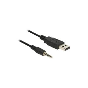 Delock Cable USB TTL male > 3.5 mm 4 pin stereo jack male 1.8 m (5 V) - Seriel adapter - USB - seriel