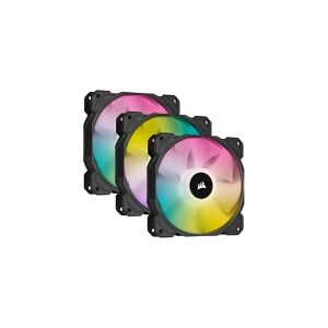 Corsair Microsystems CORSAIR iCUE SP120 RGB ELITE - Systemkabinetblæsersæt - 120 mm (pakke med 3)