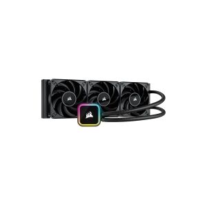 Corsair Microsystems CORSAIR iCUE H150i RGB ELITE - Processors flydende kølesystem - Radiatorstørrelse: 360 mm - (for: LGA1156, LGA1155, LGA2011, LGA1150, LGA2011-3, LGA1151, AM4, LGA2066, sTRX4, LGA1200, LGA1700) - 120 mm