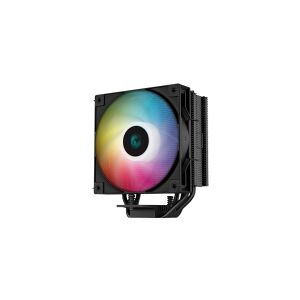 Deepcool AG400 BK ARGB - Processor-køler - (for: LGA1155, LGA1150, LGA1151, AM4, LGA1200, LGA1700, AM5) - 120 mm - sort