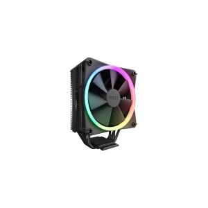 NZXT T120 RGB - Processor-køler - (for: AM4, LGA1200, LGA1700, AM5, LGA115x Socket) - aluminium og kobber - 120 mm - sort