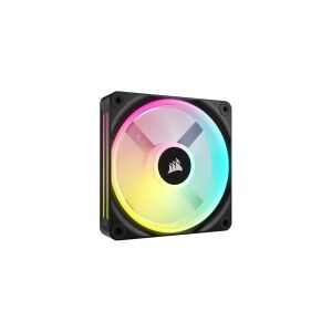 Corsair Microsystems CORSAIR iCUE LINK QX120 RGB - Indsats med blæser - med temperatursensor - 120 mm - sort