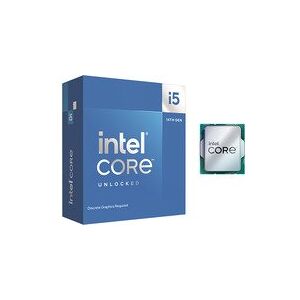 Intel®   Core™ i5-14600KF - 14-Core - 3,5 GHz (Op til 5,3 GHz Turbo) - LGA1700-Socket   Box (Uden køler)