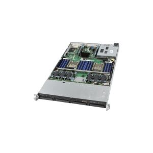 Intel Server System R1304WFTYSR - Server - rack-monterbar - 1U - 2-vejs - uden CPU - RAM 0 GB - SATA - hot-swap 2.5, 3.5 bås(e) - ingen HDD - Gigabit Ethernet, 10 Gigabit Ethernet - skærm: ingen