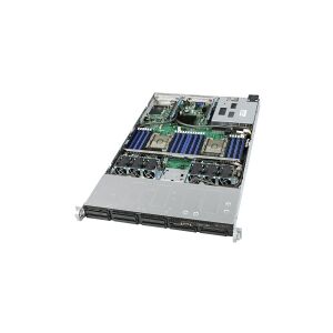 Intel Server System R2312WFTZSR - Server - rack-monterbar - 2U - 2-vejs - uden CPU - RAM 0 GB - SATA - hot-swap 2.5, 3.5 bås(e) - ingen HDD - Gigabit Ethernet, 10 Gigabit Ethernet - skærm: ingen