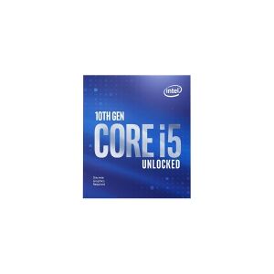 Intel Core i5 10600KF - 4.1 GHz - 6 kerner - 12 tråde - 12 MB cache - LGA1200 Socket - Kasse (uden køler)